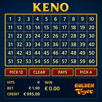 GoldenTiger - Keno Lottery Game
